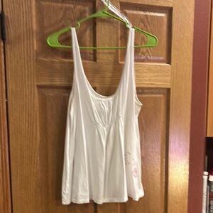 Chic White Women's Tank Top